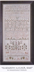 ELIZABETH MILNER 1848 CROSS STITCH